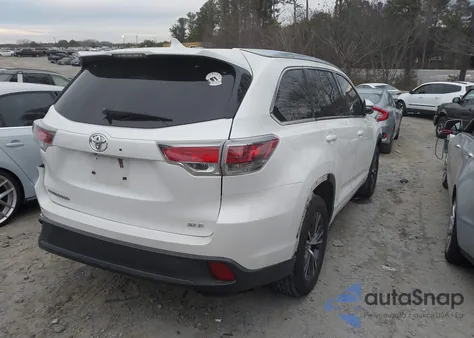 2016 Toyota Highlander Xle V6 из США, поврежденный, VIN 5TDKKRFH3GS179713